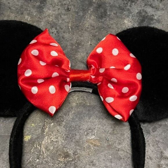 Disney Minnie Red and white polka dot Mouse Ears. NWOT - Picture 3 of 4